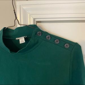 J. Crew Bodysuit- Emerald Green Jewel Tone